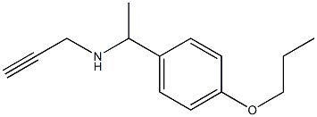 prop-2-yn-1-yl[1-(4-propoxyphenyl)ethyl]amine 구조식 이미지