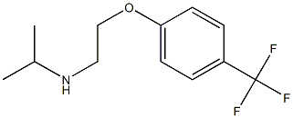 propan-2-yl({2-[4-(trifluoromethyl)phenoxy]ethyl})amine Structure