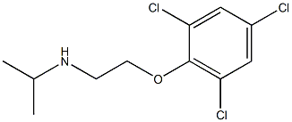 propan-2-yl[2-(2,4,6-trichlorophenoxy)ethyl]amine Structure