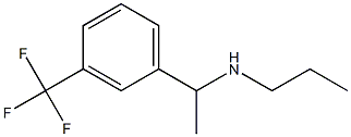 propyl({1-[3-(trifluoromethyl)phenyl]ethyl})amine Structure