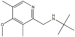 tert-butyl[(4-methoxy-3,5-dimethylpyridin-2-yl)methyl]amine Structure