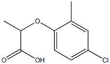 2-(2-Methyl-4-chlorophenoxy)propionoic acid Structure