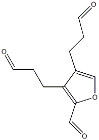 Furfuraldipropionaldehyde 구조식 이미지