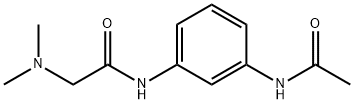Acetamide,  N-[3-(acetylamino)phenyl]-2-(dimethylamino)- 구조식 이미지