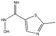 5-Thiazolecarboximidamide,  N-hydroxy-2-methyl- 구조식 이미지