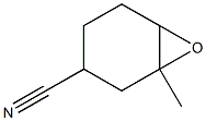 7-Oxabicyclo[4.1.0]heptane-3-carbonitrile,  1-methyl- Structure