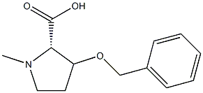 N-methyl hydroxyproline benzyl ether Structure