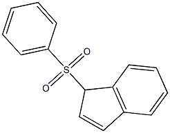 1-(PHENYLSULFONYL)-1H-INDENE 구조식 이미지