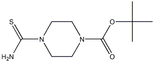 4-(TERT-BUTOXYCARBONYL)PIPERAZINE-1-THICARBOXAMIDE Structure