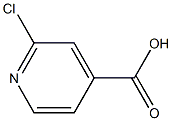 2-CHOLOR-4-PYRIDINECARBOXYLIC ACID 구조식 이미지