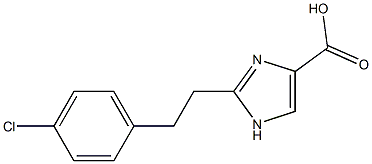 1-(4-chlorobenzyl)-methylimidazole-4-carboxylic acid 구조식 이미지