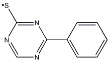 4-Phenyl-1,3,5-triazine-2-thio 구조식 이미지