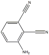 3-aminobenzene-1,2-dicarbonitrile 구조식 이미지