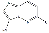 6-Chloro-imidazo[1,2-b]pyridazin-3-ylamine Structure