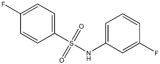 4-fluoro-N-(3-fluorophenyl)benzenesulfonamide Structure