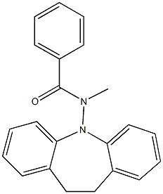 N-(10,11-dihydro-5H-dibenzo[b,f]azepin-5-yl)-N-methylbenzamide 구조식 이미지
