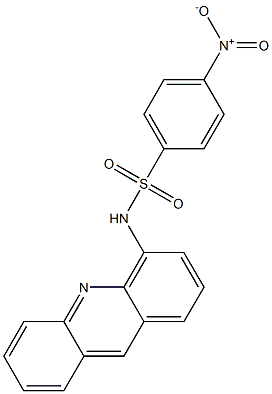 N-(4-acridinyl)-4-nitrobenzenesulfonamide 구조식 이미지