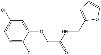 2-(2,5-dichlorophenoxy)-N-(2-furylmethyl)acetamide Structure