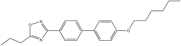 3-[4'-(hexyloxy)[1,1'-biphenyl]-4-yl]-5-propyl-1,2,4-oxadiazole Structure