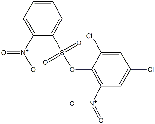 2,4-dichloro-6-nitrophenyl 2-nitrobenzenesulfonate 구조식 이미지