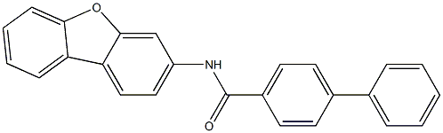 N-dibenzo[b,d]furan-3-yl[1,1'-biphenyl]-4-carboxamide Structure