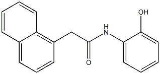 N-(2-hydroxyphenyl)-2-(1-naphthyl)acetamide 구조식 이미지