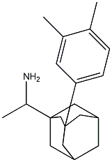 1-[3-(3,4-dimethylphenyl)-1-adamantyl]ethanamine Structure