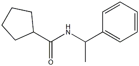 N-(1-phenylethyl)cyclopentanecarboxamide Structure