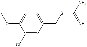 3-chloro-4-methoxybenzyl imidothiocarbamate 구조식 이미지