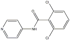 2,6-dichloro-N-(4-pyridinyl)benzamide 구조식 이미지