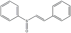 phenyl 2-phenylvinyl sulfoxide Structure