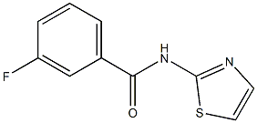 3-fluoro-N-(1,3-thiazol-2-yl)benzamide Structure