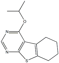 4-isopropoxy-5,6,7,8-tetrahydro[1]benzothieno[2,3-d]pyrimidine Structure