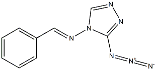 3-azido-N-benzylidene-4H-1,2,4-triazol-4-amine Structure