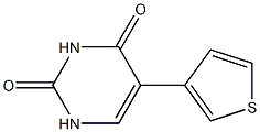 5-(3-thienyl)-2,4(1H,3H)-pyrimidinedione Structure