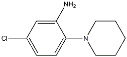 5-chloro-2-(1-piperidinyl)aniline Structure