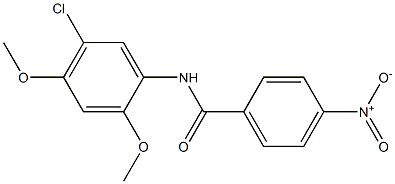 N-(5-chloro-2,4-dimethoxyphenyl)-4-nitrobenzamide Structure