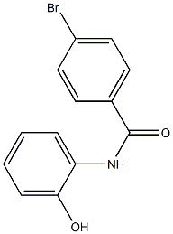 4-bromo-N-(2-hydroxyphenyl)benzamide Structure
