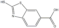 2-sulfanyl-1,3-benzothiazole-6-carboxylic acid 구조식 이미지