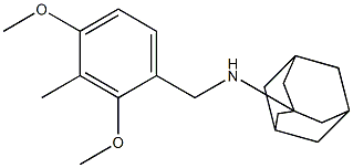 N-{[3-methyl-2,4-bis(methyloxy)phenyl]methyl}-N-tricyclo[3.3.1.1~3,7~]dec-1-ylamine Structure