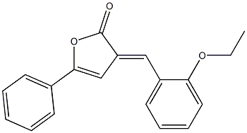 3-(2-ethoxybenzylidene)-5-phenyl-2(3H)-furanone 구조식 이미지