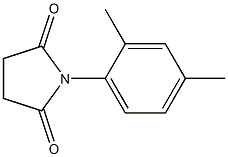 1-(2,4-dimethylphenyl)-2,5-pyrrolidinedione 구조식 이미지