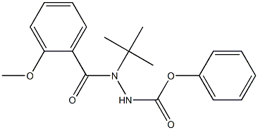 phenyl 2-tert-butyl-2-(2-methoxybenzoyl)hydrazinecarboxylate Structure