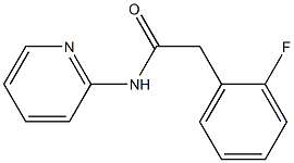 2-(2-fluorophenyl)-N-(2-pyridinyl)acetamide Structure