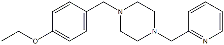 ethyl 4-{[4-(2-pyridinylmethyl)-1-piperazinyl]methyl}phenyl ether Structure