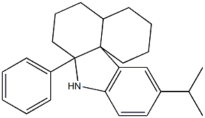 11-isopropyl-7a-phenyl-1,2,3,4,4a,5,6,7,7a,8-decahydrobenzo[d]carbazole 구조식 이미지