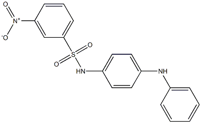 N-(4-anilinophenyl)-3-nitrobenzenesulfonamide Structure