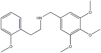 2-(2-methoxyphenyl)-N-(3,4,5-trimethoxybenzyl)ethanamine 구조식 이미지