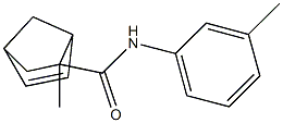 2-methyl-N-(3-methylphenyl)bicyclo[2.2.1]hept-5-ene-2-carboxamide Structure