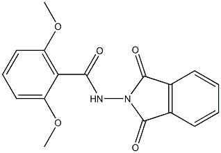 N-(1,3-dioxo-1,3-dihydro-2H-isoindol-2-yl)-2,6-bis(methyloxy)benzamide Structure